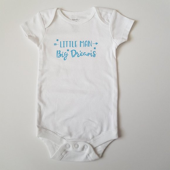 "Little Man, Big Dreams" Bodysuit - Picture 1 of 8